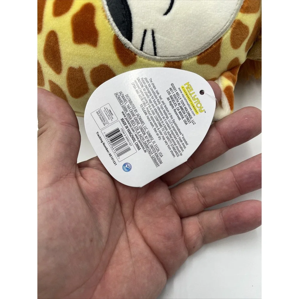 Squishmallows Cameron the Cat as Gary the Giraffe 7.5